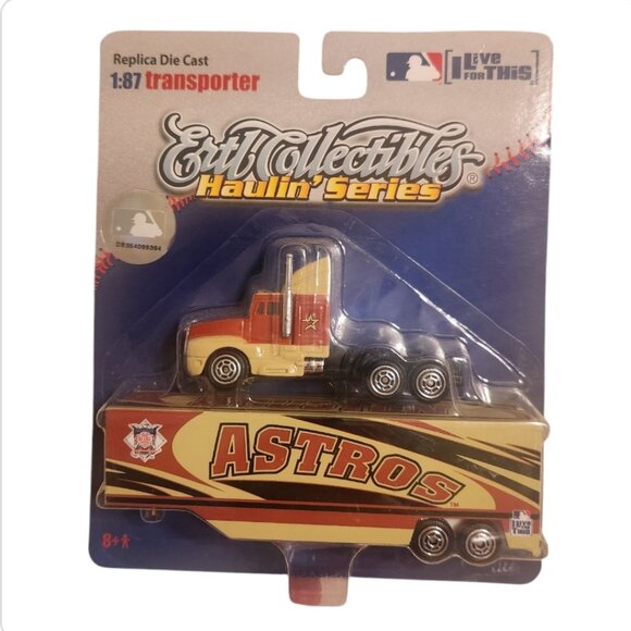 Houston Astros 2007 Diecast Tractor Trailer Truck MLB 1:87 Scale - Picture 1 of 3